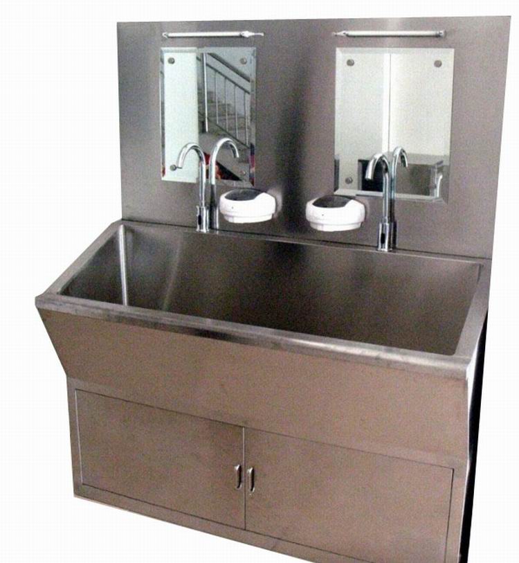 Stainless steel medical sink