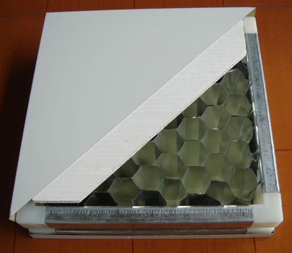 Hand-assembled – Fiberglass-magnesium-aluminum honeycomb panels for clean rooms