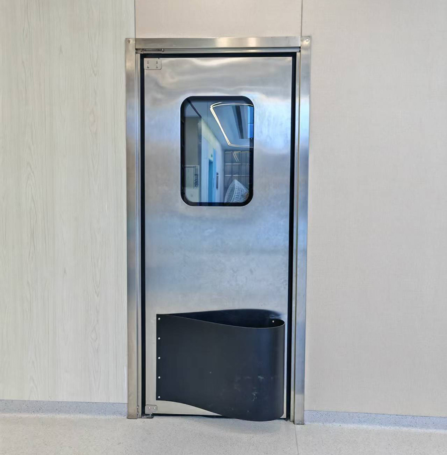 Steel doors for clean rooms