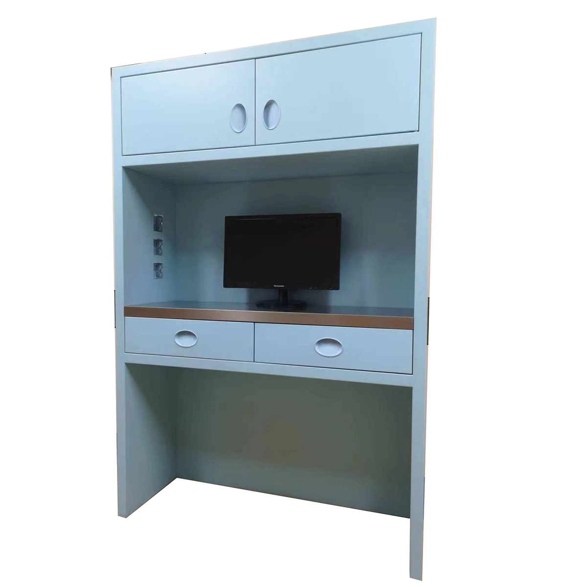 Combination cabinet for hospitals