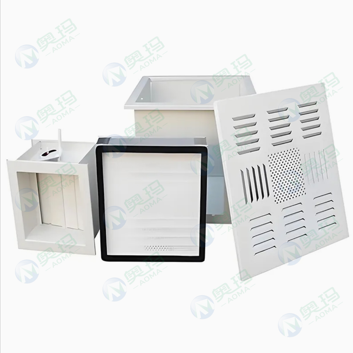 Modular high-efficiency air distribution grille