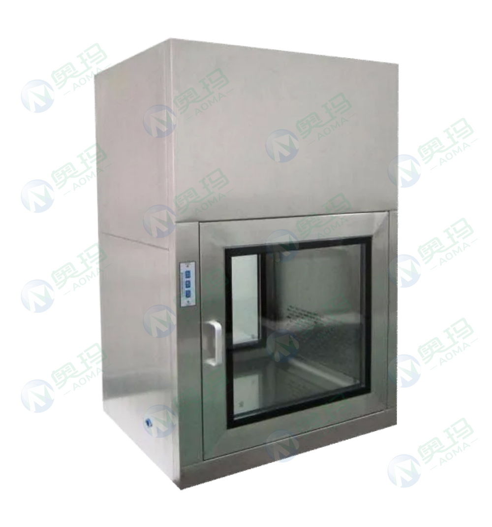 Material transfer cabinet