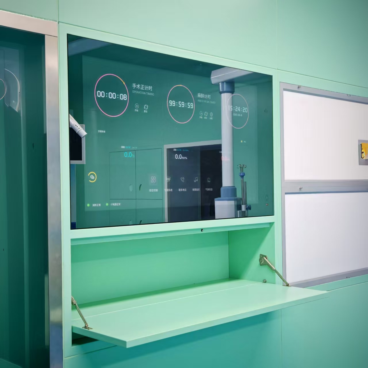 Operating room control panel