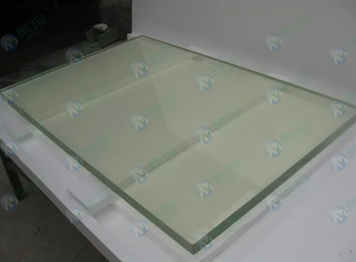 Lead protective glass