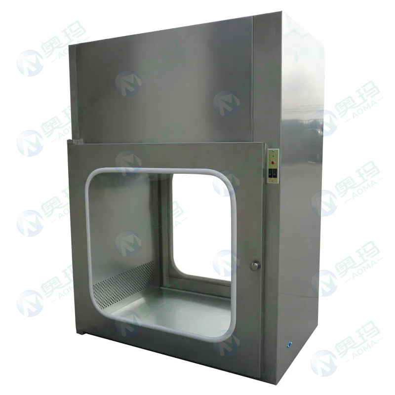 Material transfer cabinet
