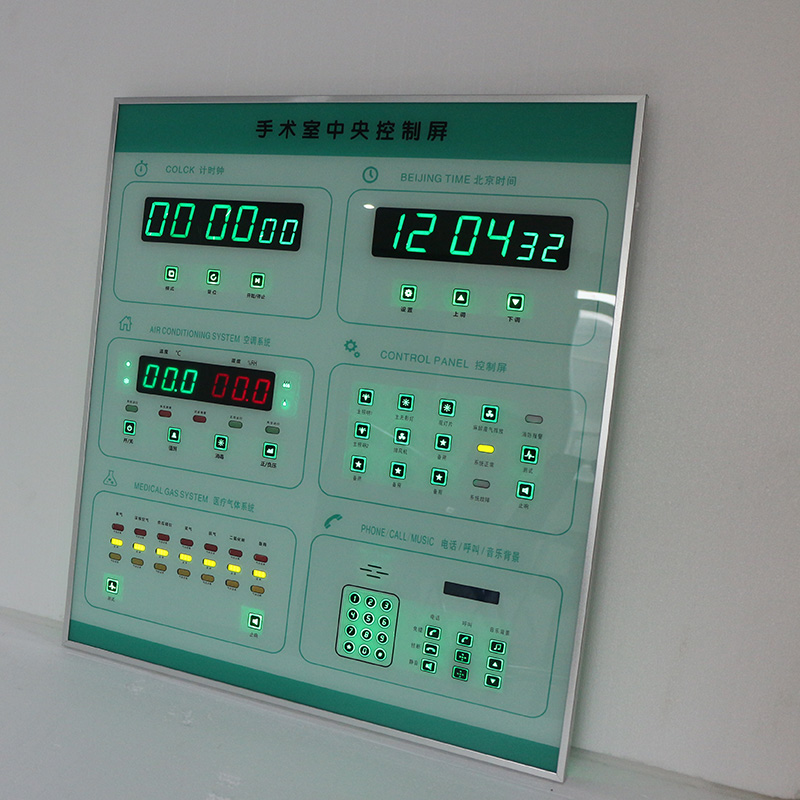 Operating room control panel