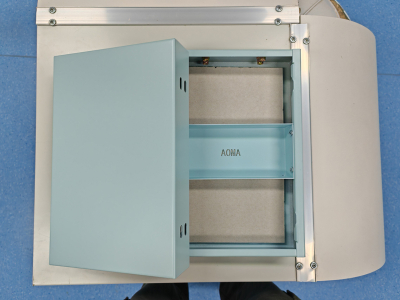 Suspended electrolytic steel plate