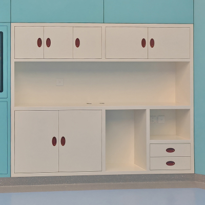 Combination cabinet for hospitals
