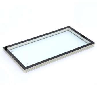 Double layer insulated window for clean rooms