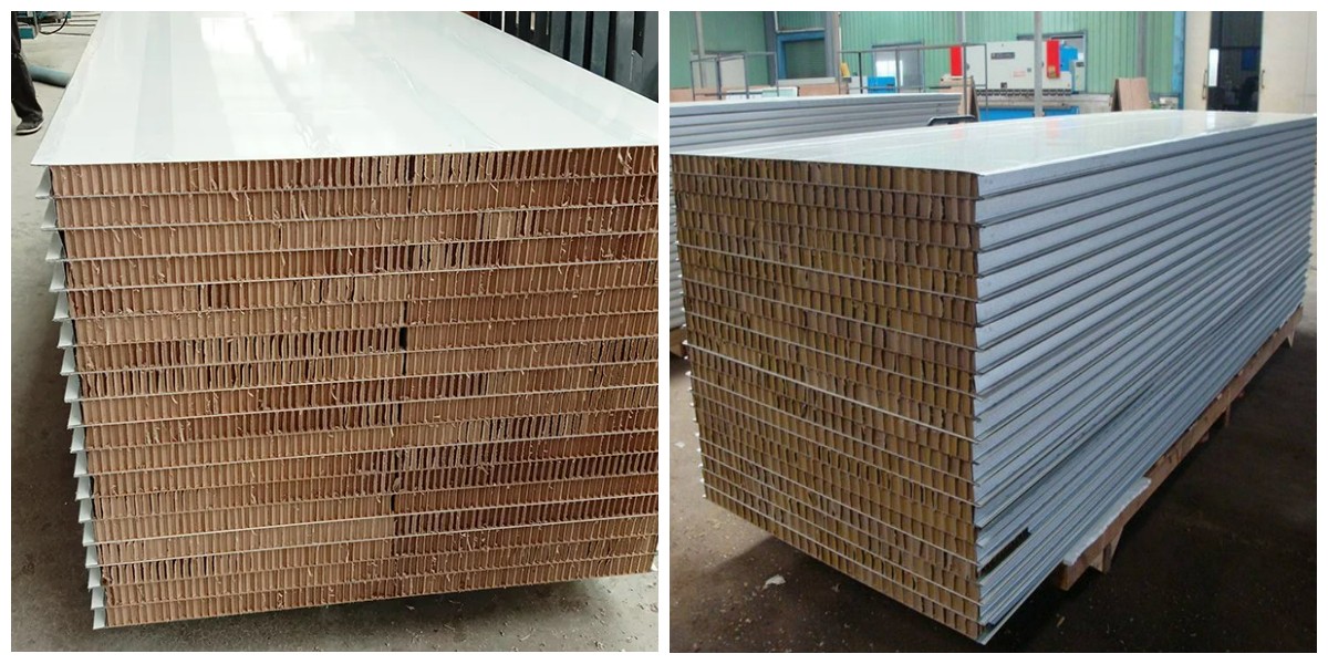 Price for sandwich panels with paper honeycomb