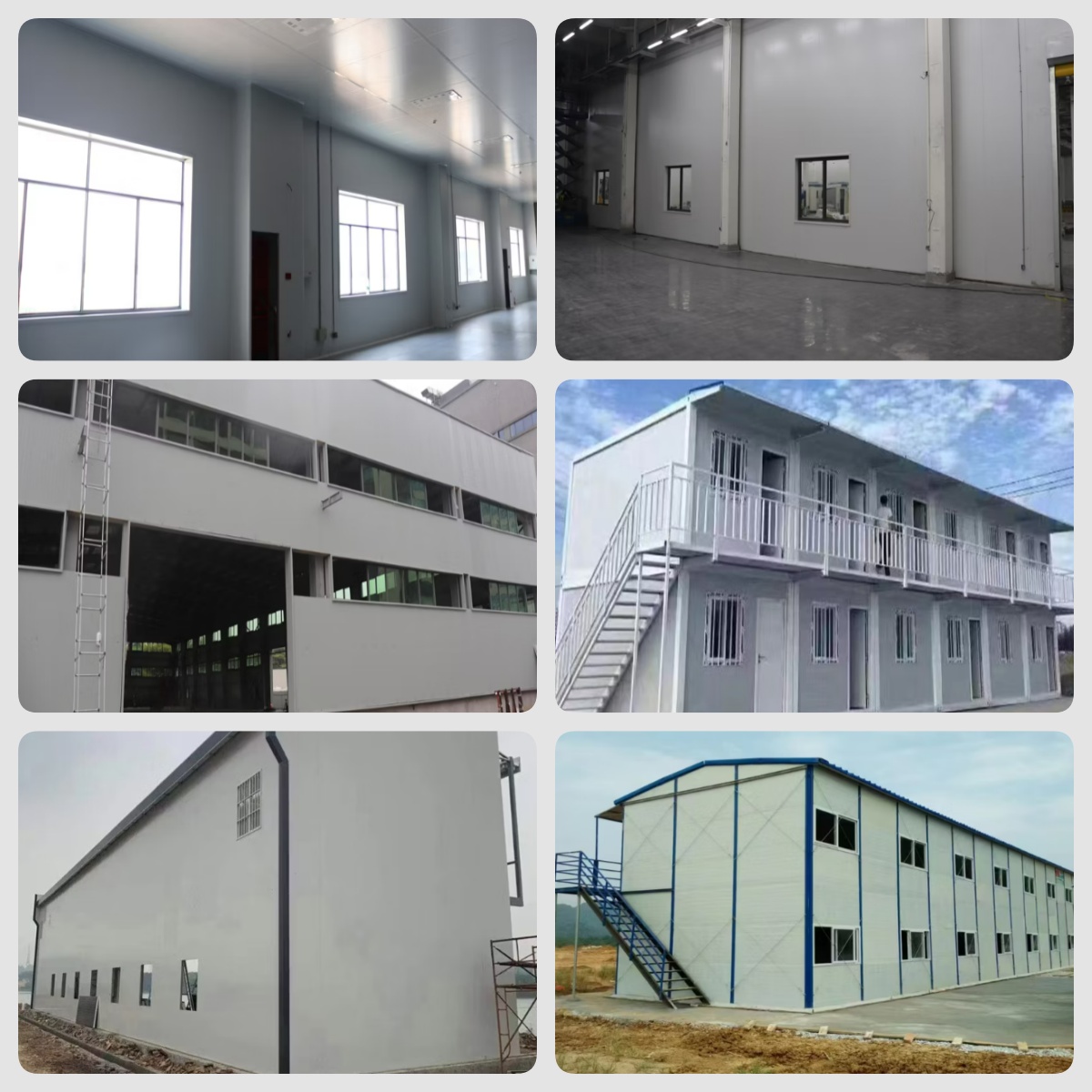 Sandwich panel with mineral wool and colored steel Sandwich panel with mineral wool and colored steel