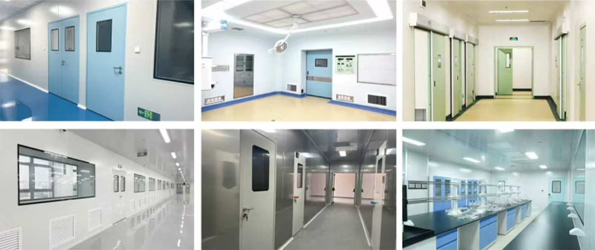 Double-pane cleanroom windows Double-pane cleanroom windows