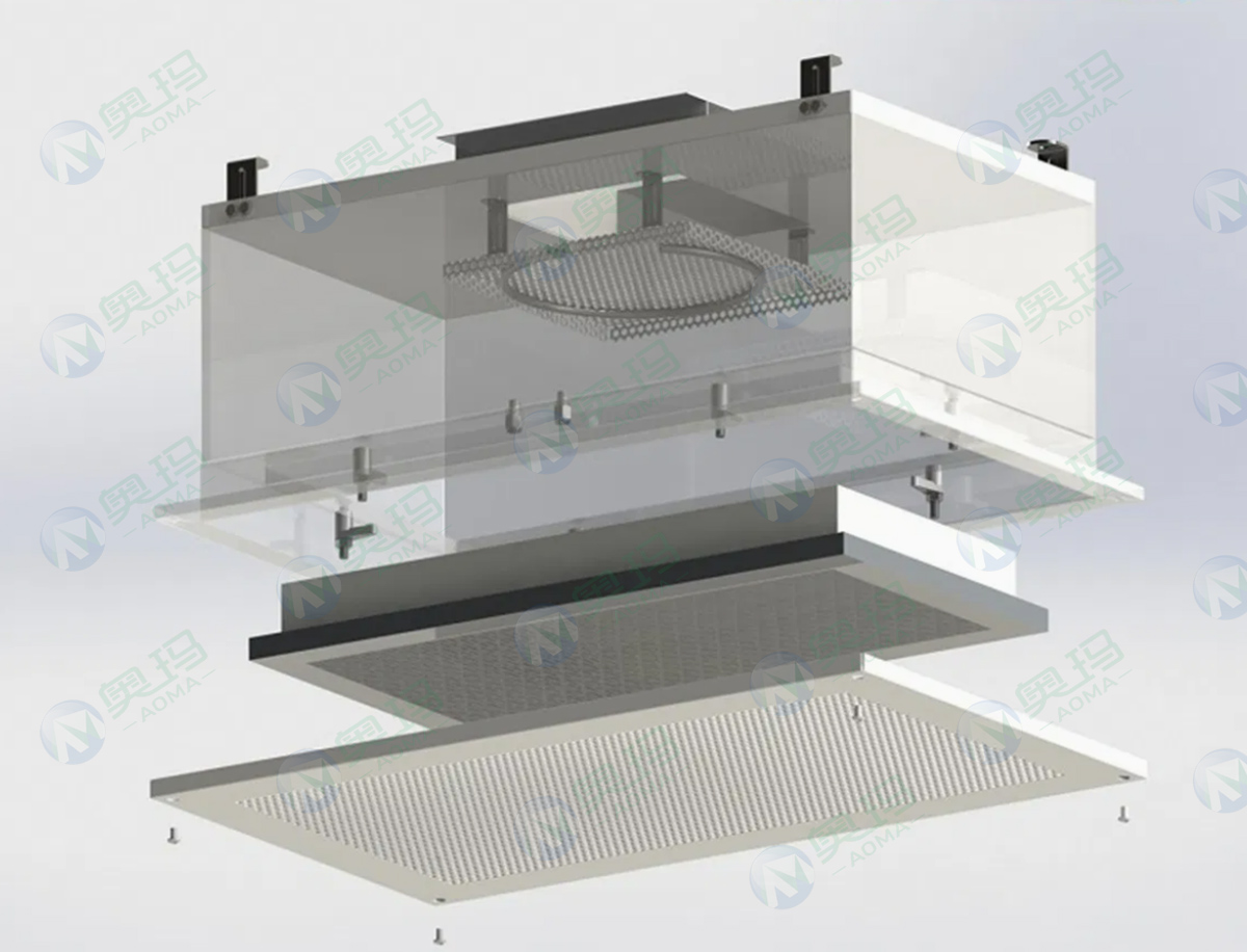 Ceiling ventilation valve with HEPA filter Ceiling ventilation valve with HEPA filter